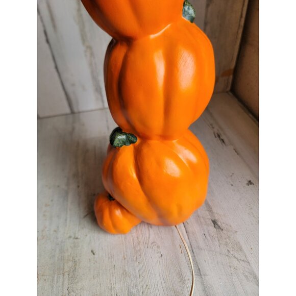 Paper magic company pumpkin vintage light up stack Halloween home decor - Picture 6 of 9